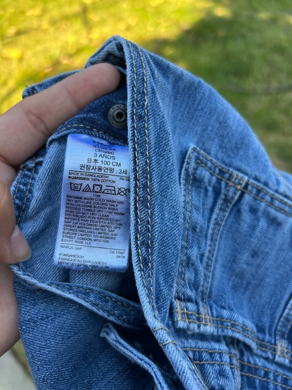 GAP Kids Denim Overalls - Blue